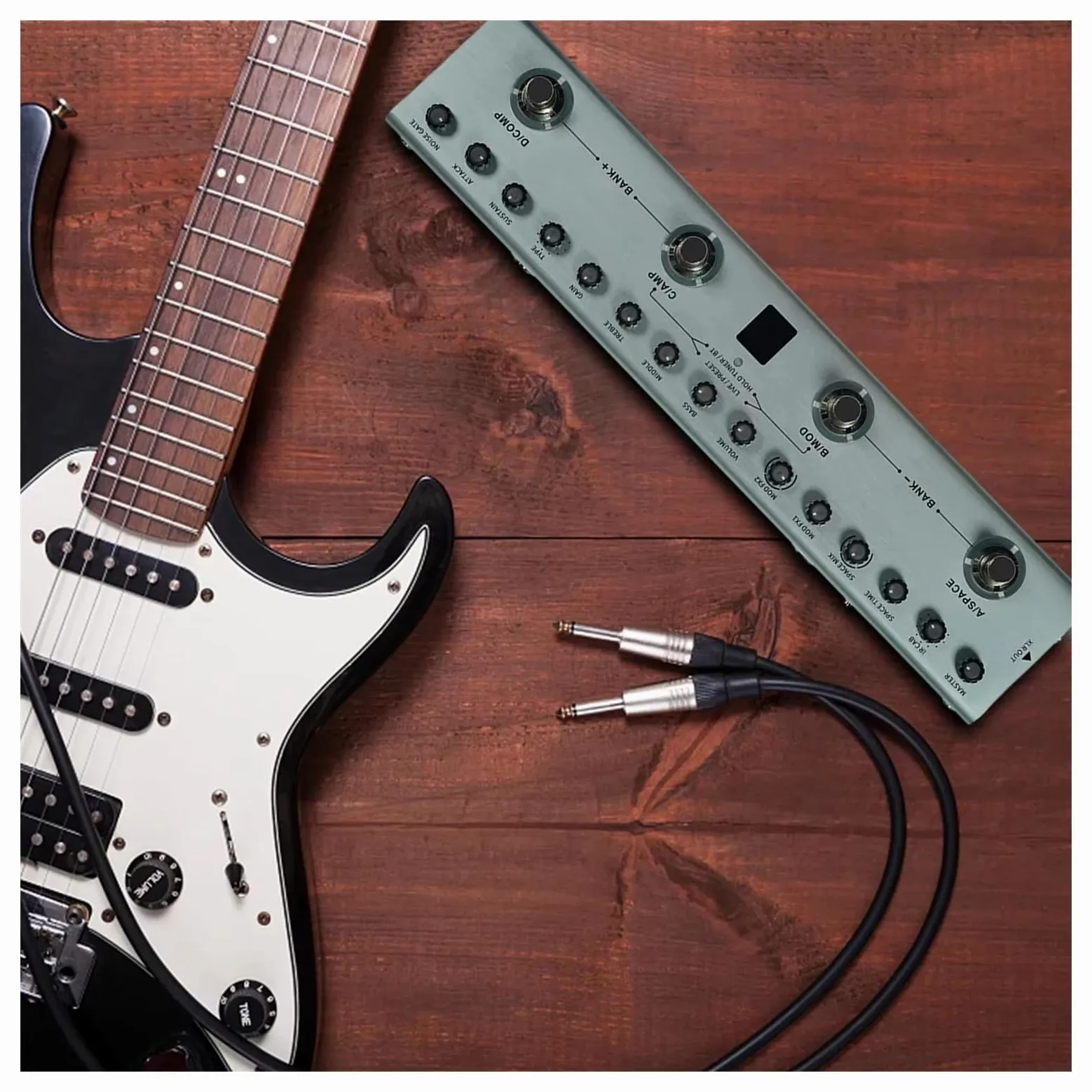 Efekty Do Gitary Elektrycznej Multiefekt Gitarowy Z 36 Presetami W Tym Pogłosem Opóźnieniem I Funkcjami Wzmacniacza Modulacyjnego(B)