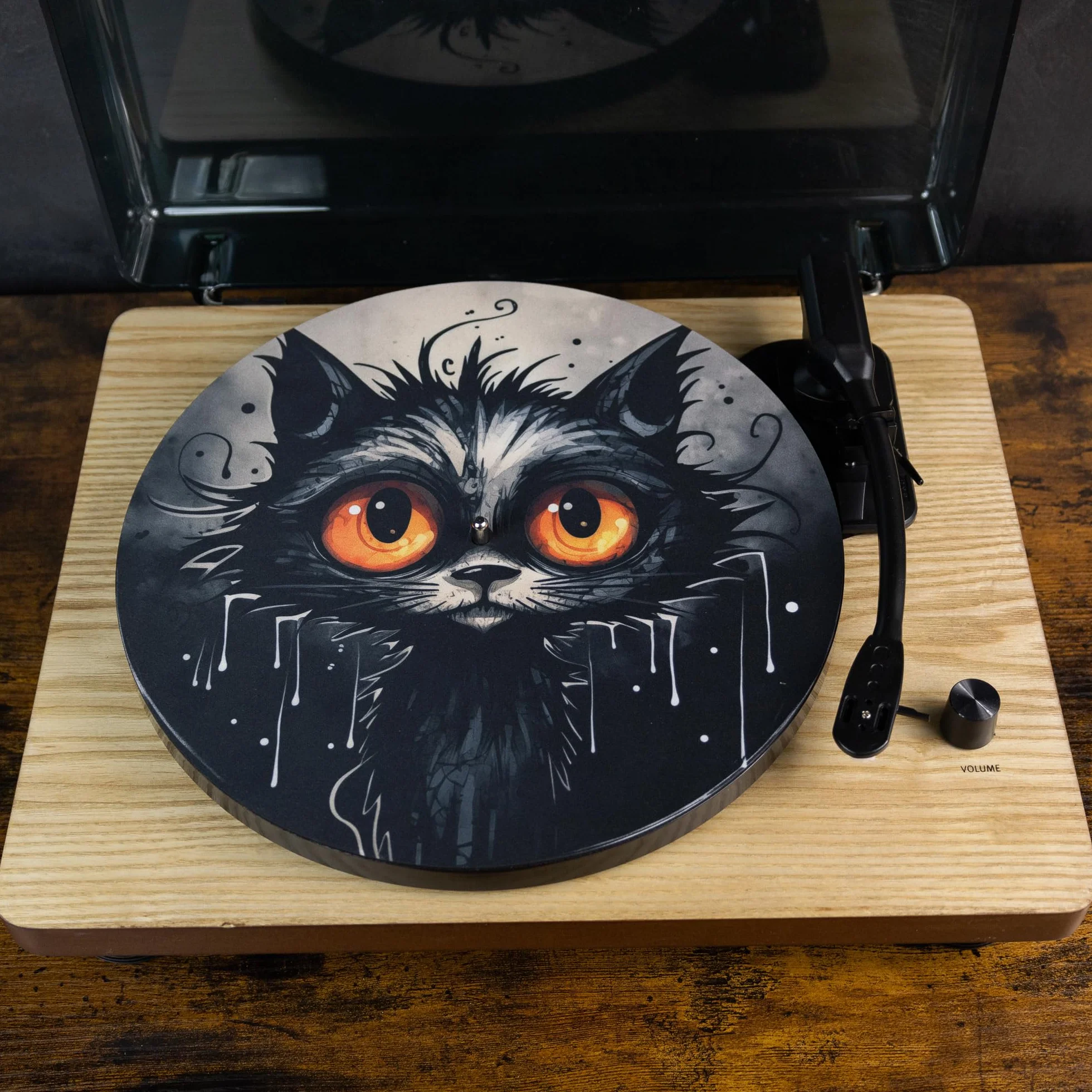 Slipmat - mata do gramofonu z gumy Kitty - mata do gramofonu 30,5 cm (12')