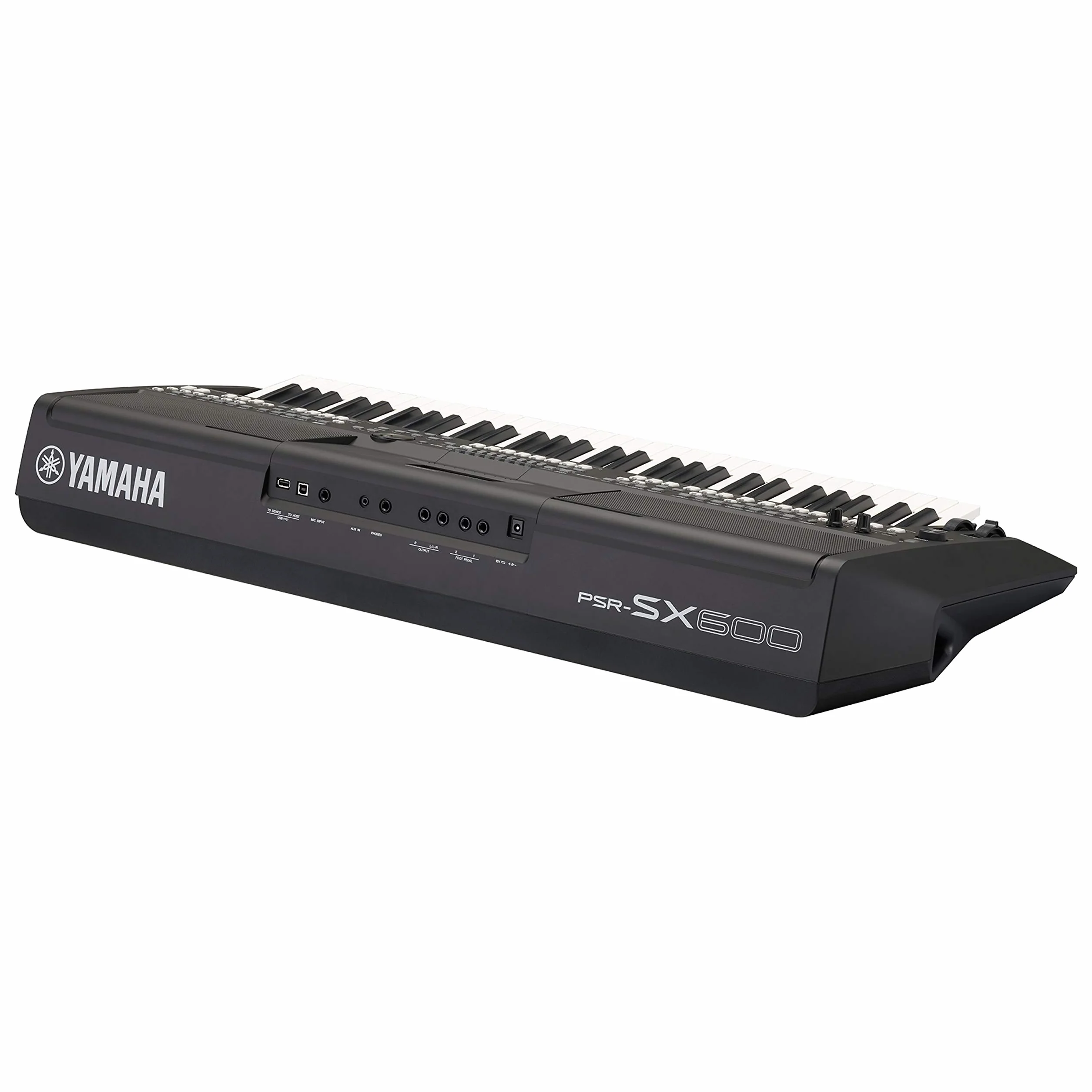 Yamaha PSR-SX600 Keyboard Cyfrowy, czarny - Arranger Workstation z 850 autentycznymi brzmieniami instrumentów i stylami DJ-skimi - 61 klawiszy czułych na dotyk