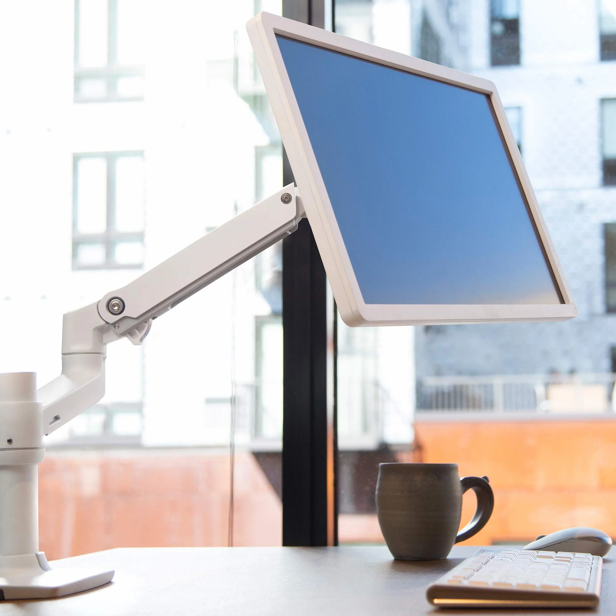 Ergotron Lx 45-490-216 Uchwyt na Monitor, Biały, 32''