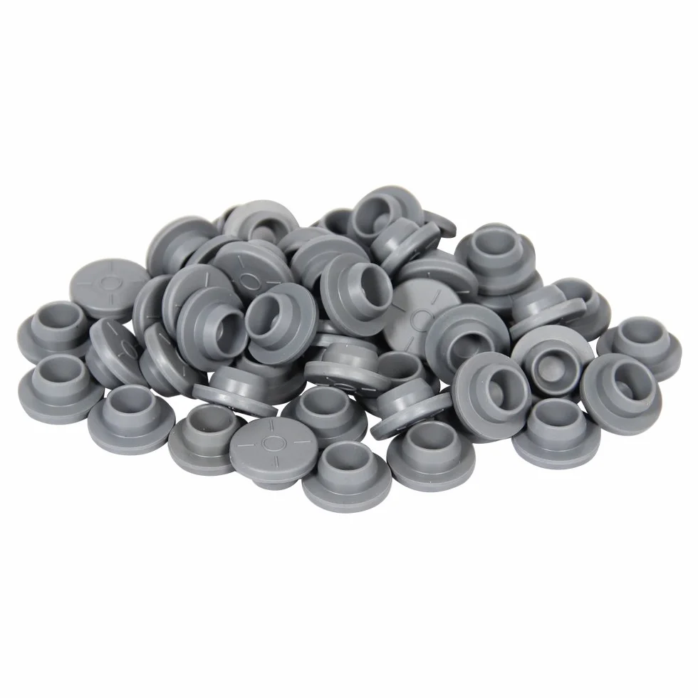 5 ml bursztynowych szklanych fiolek z plastikowo-aluminiowymi klapkami i gumowymi korkami, 100 sztuk, 20 mm płaskie dno, fiolki laboratoryjne