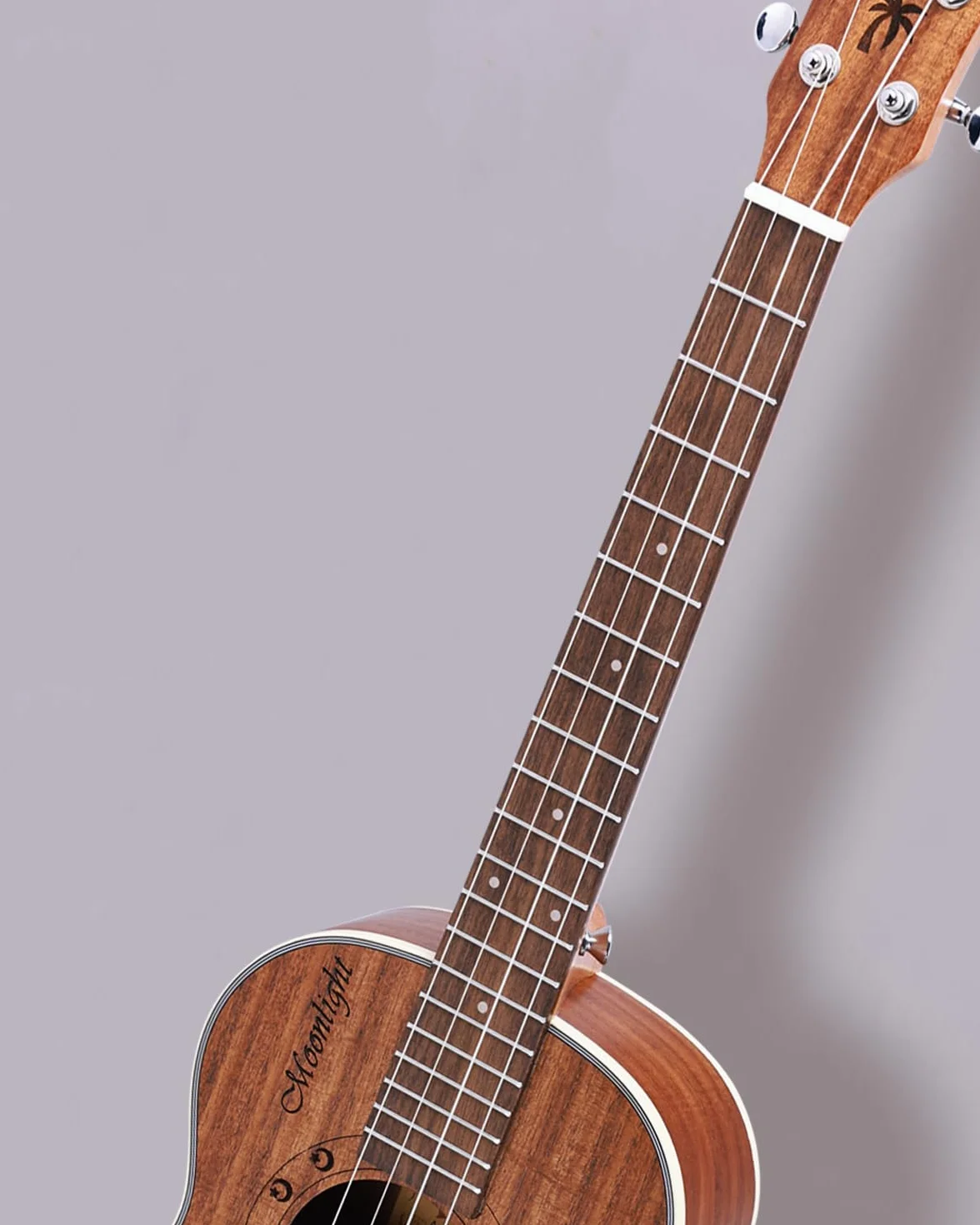 Winzz Ukulele barytonowe 76 cm KOA zestaw dla początkujących profesjonalistów naturalny matowy