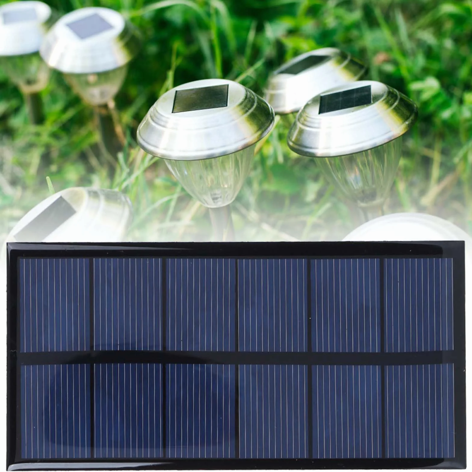 Panel słoneczny 1 W 3 V, mini panel słoneczny DIY krystaliczny silikonowy panel słoneczny do ładowarki DIY