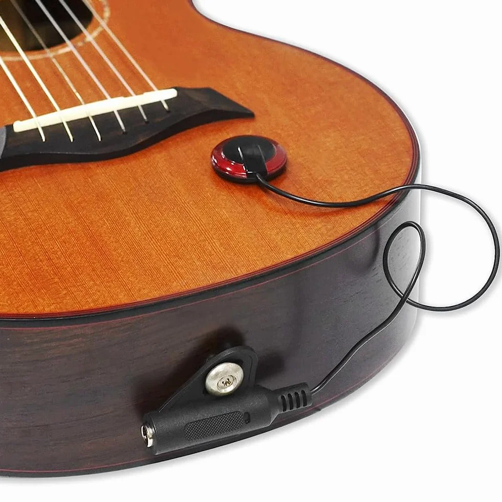 Pióro przetwornik do gitary, skrzypiec, banjo, ukulele, wiolonczeli, mini pickup z mikrofonem kontaktowym do gitary akustycznej