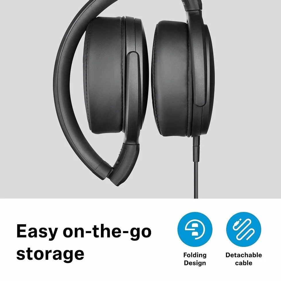 Sennheiser 508598 Słuchawki Studyjne, Czarny