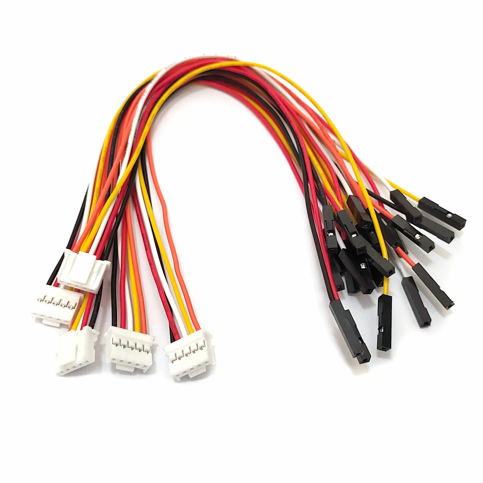 5 sztuk PA 2,0mm pap na Dupont 2,54mm gniazdo 5-pinowe przewody jumperowe PA2,0 26AWG 20 cm obudowa kablowa złącze PAP-05V-S