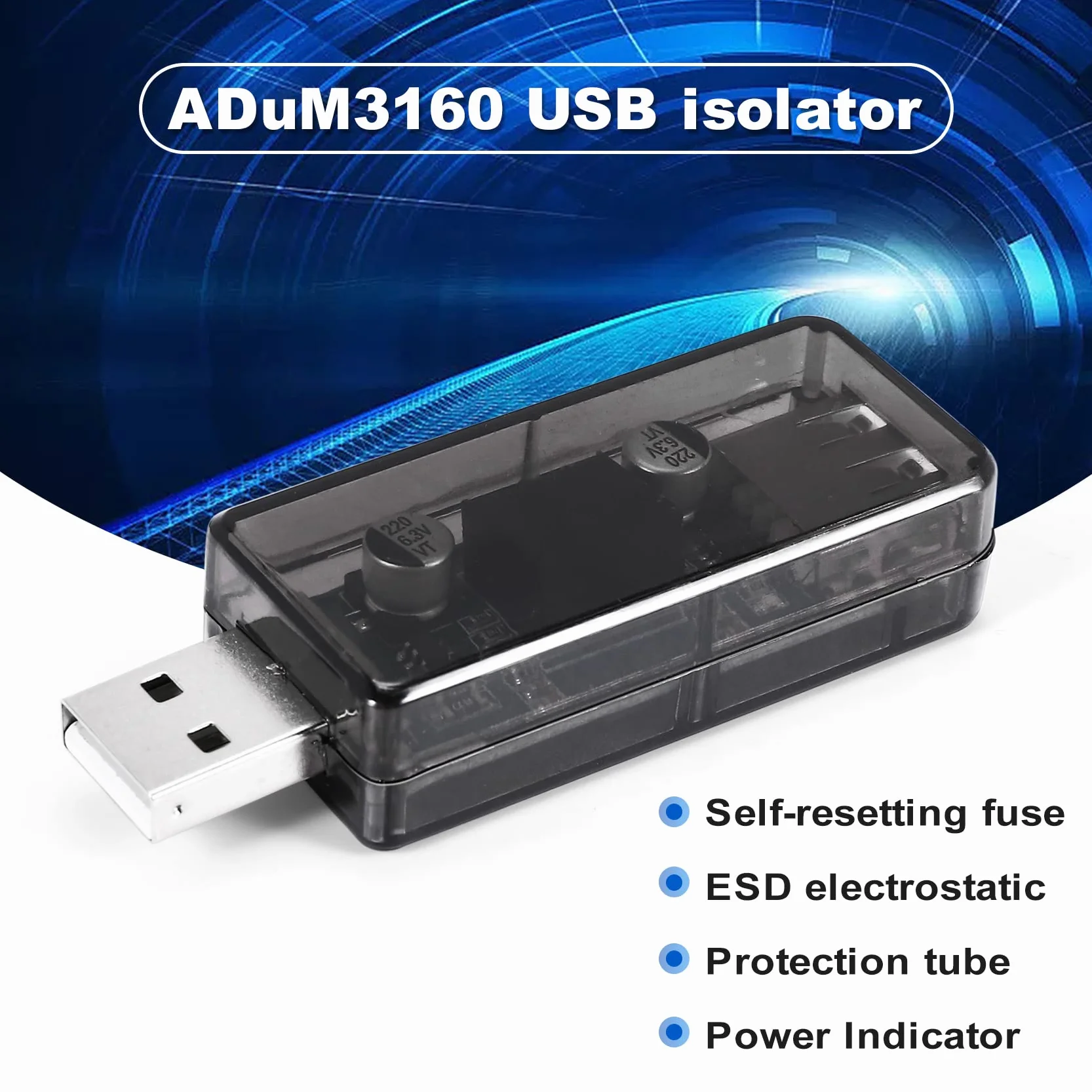 Adum3160 cyfrowy izolator sygnału audio z USB na USB