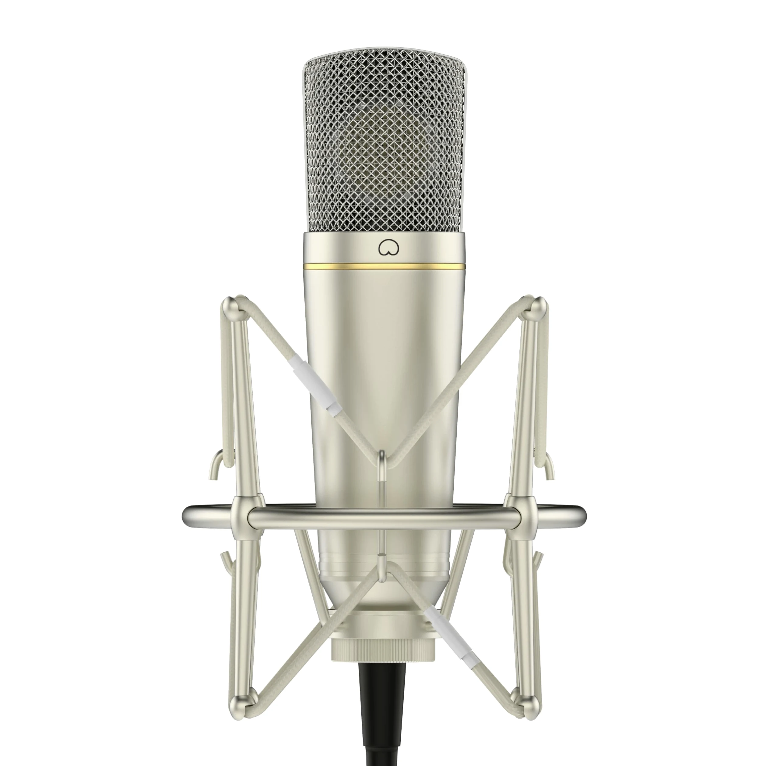 MA-67 Studio mikrofon pojemnościowy, duża kapsułka membranowa 34 mm, w tym filtr Hydro Pop, metalowy uchwyt amortyzacyjny, kabel XLR i torba na mikrofon - do produkcji muzyki, nagrywania wokalu i