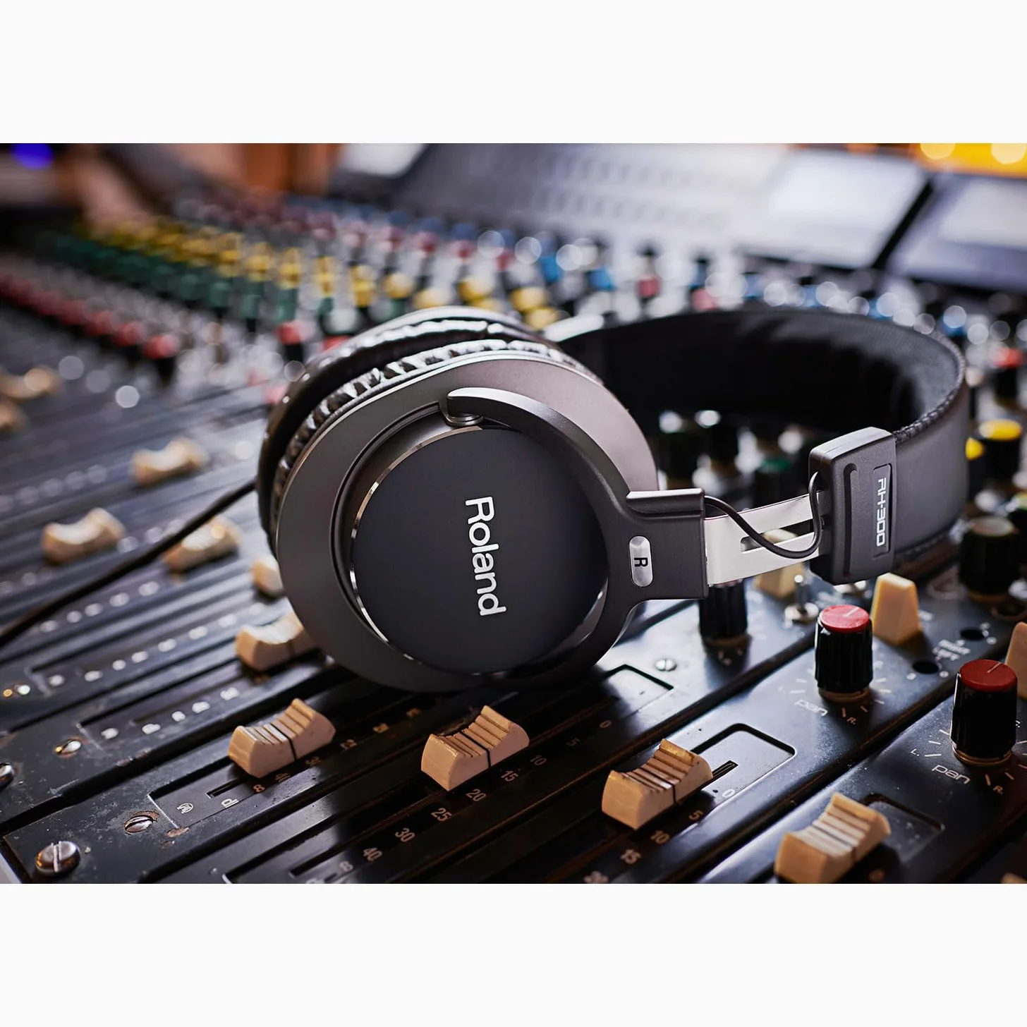 Roland RH-300 zamknięte słuchawki studyjne + keepdrum słuchawki uchwyt ścienny