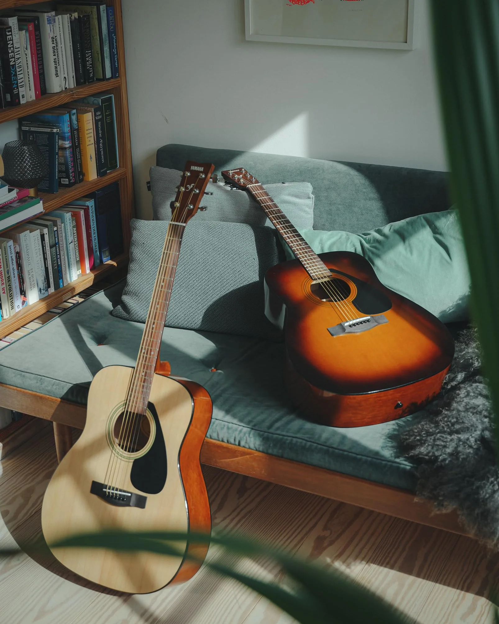 Yamaha Dreadnought Gitara Klasyczna, Brązowy, 4/4