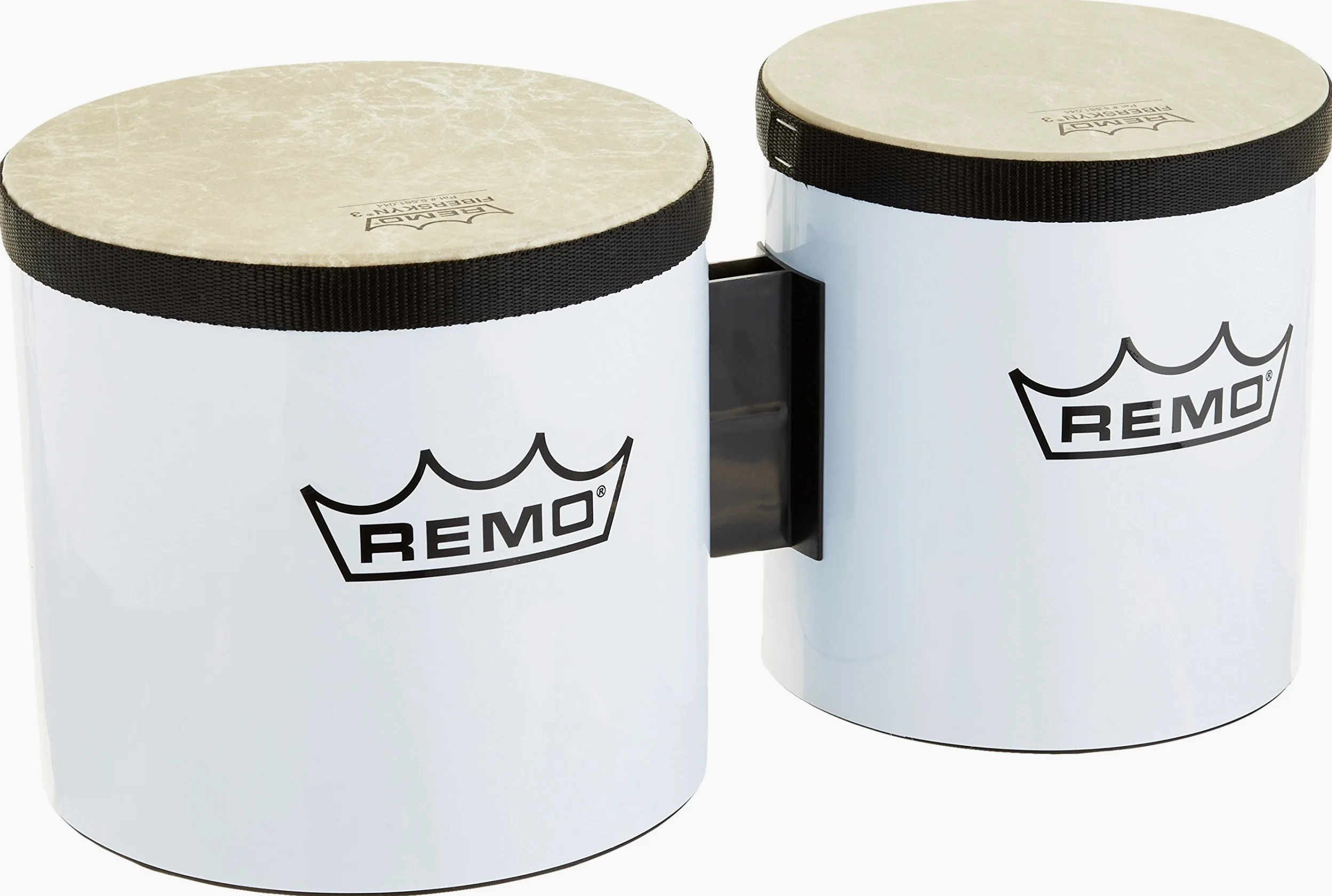 Remo BG-5300-00 festiwal bongo bęben – biały, 15 cm – 18 cm