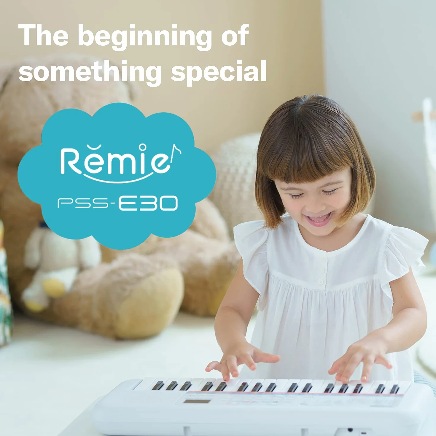 Yamaha Remie Pss-E30 Mini Keyboard, Biały, 37 Klawiszy