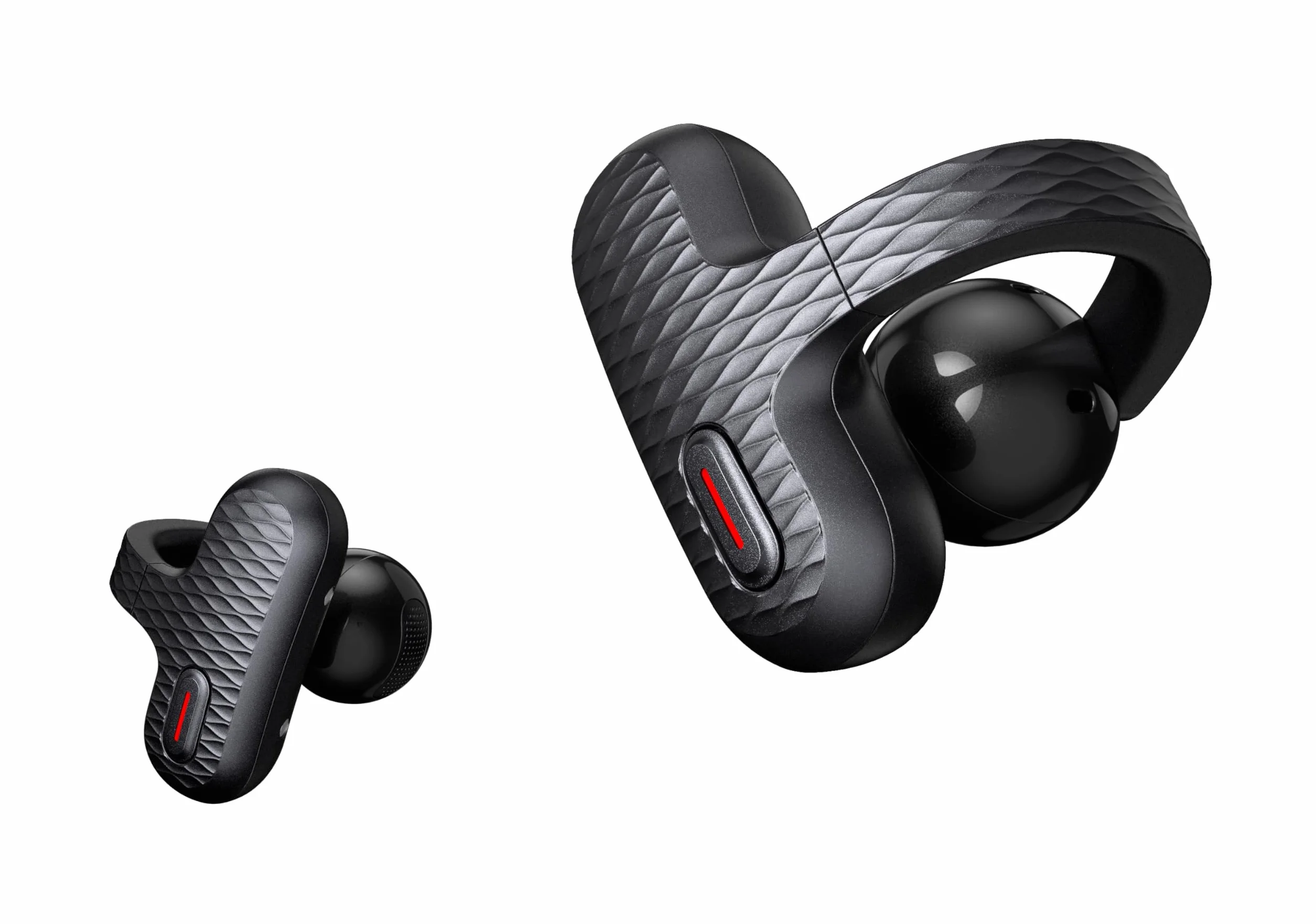 Amazfit Słuchawki Up OWS Open Ear Bezprzewodowe słuchawki douszne z Bluetooth 5.3, łatwe sterowanie dotykowe, wodoodporność IPX 4, redukcja szumów tła AI, słuchawki kompatybilne z systemem Android i
