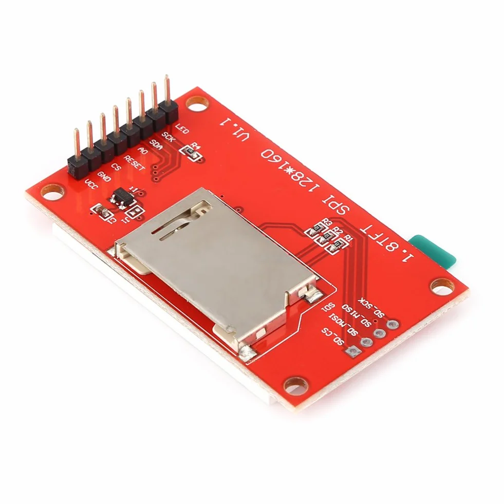 Moduł wyświetlacza LCD 1,8 cala 128x160 SPI TFT ST7735 51 / AVR / STM32 / ARM 8/16 bit