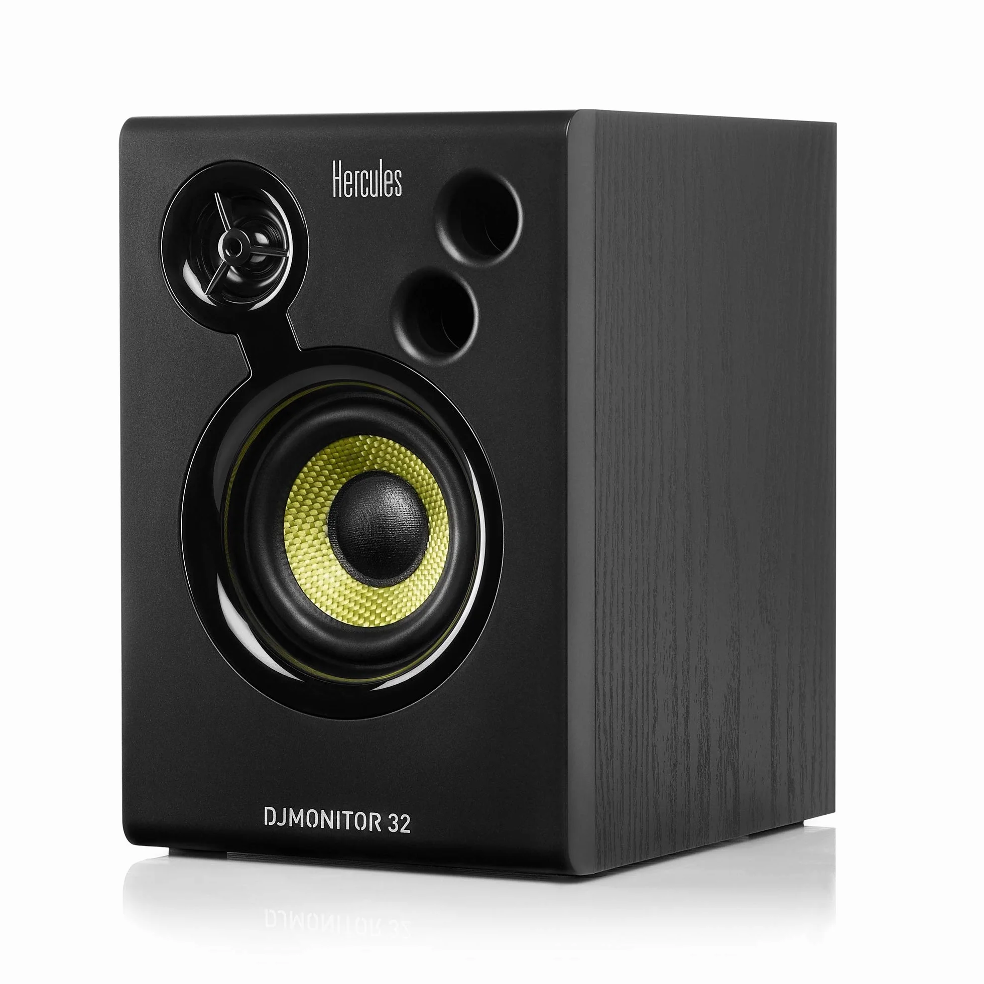 Hercules DJMonitor 32 – Kompaktowe 2-drożne aktywne monitory DJ z głośnikami 3,5” do studia i DJ-a