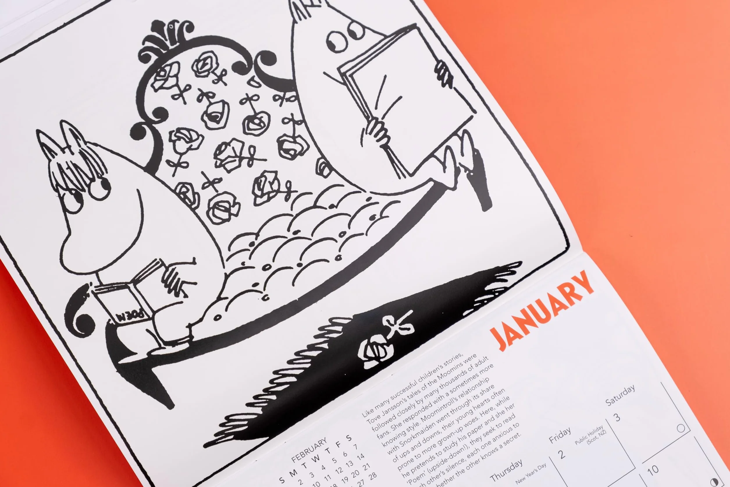 Moomin Mini Wall Calendar 2026 (Art Calendar)