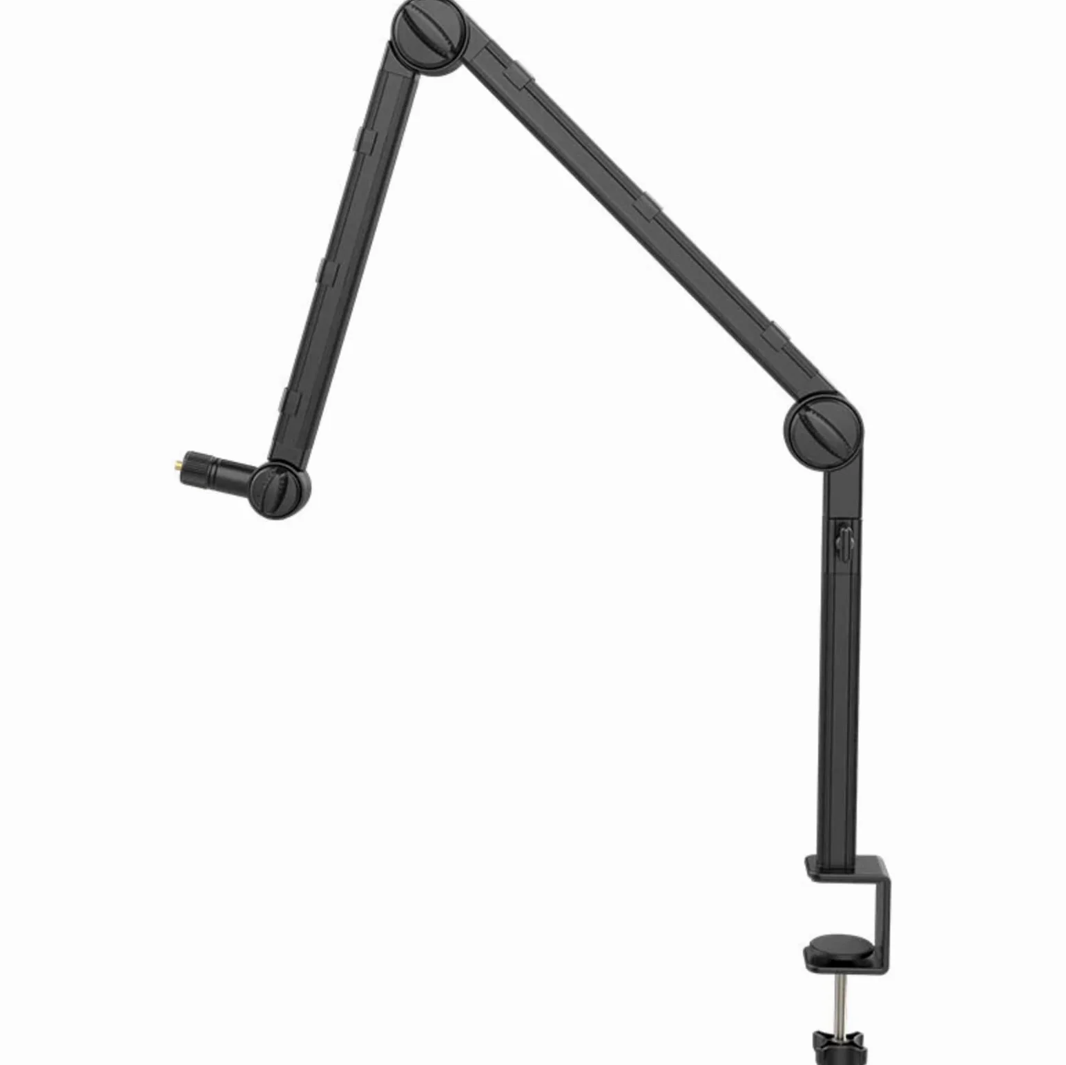 VIJIM LS24 Ramię wysięgnika biurkowego do oświetlenia aparatu mikrofonowego, 3 sekcje, wielokątne, regulowane ramię mikrofonowe ze śrubą 1/4, 360 stopni, stop aluminium, maksymalne obciążenie 2 kg +