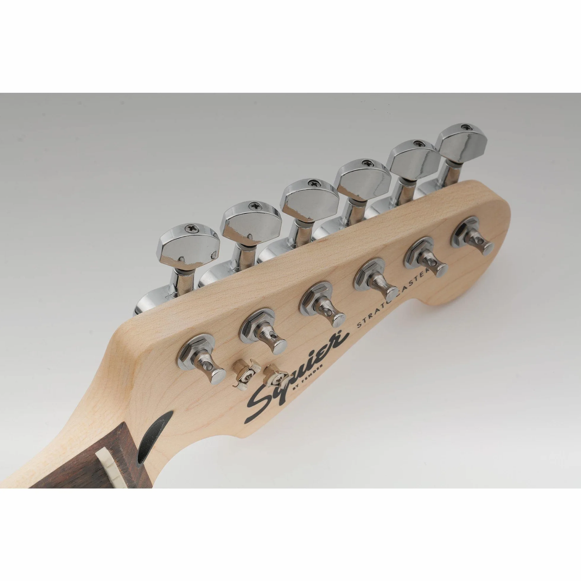 Musiclily 6 w Linii 2-pin Klucze Gitaryowe Tunery Kołki do Strojenia do Gitary Elektrycznej Squier Strat, Chrom