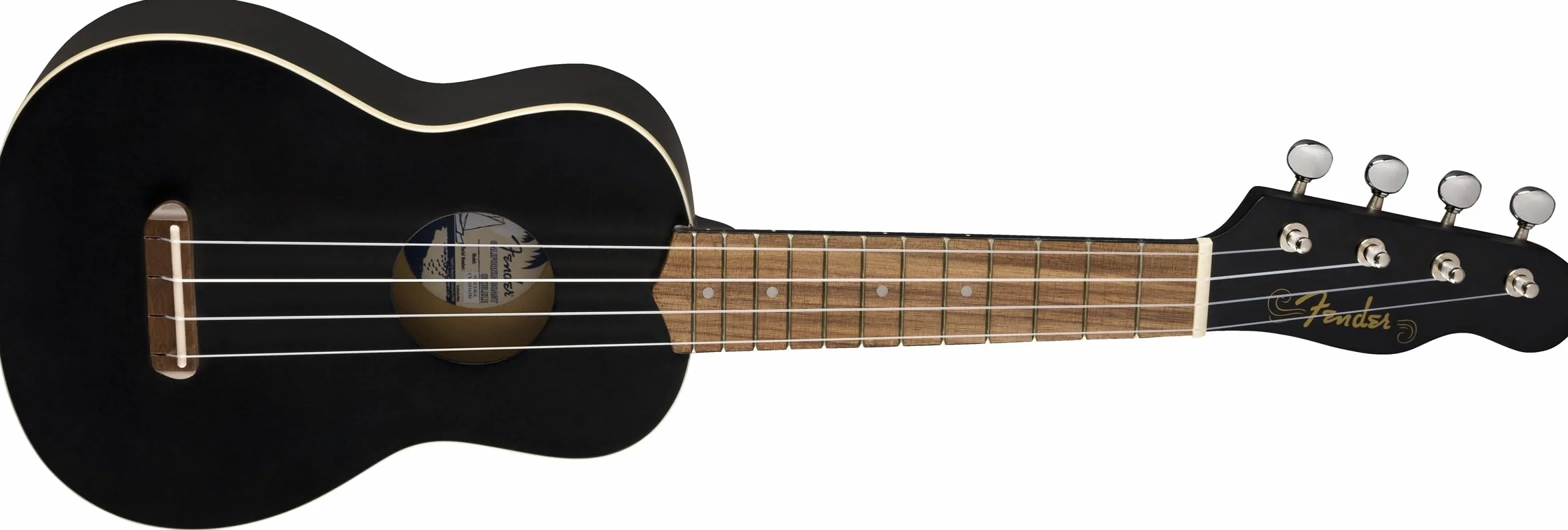 Fender California Coast Weneckie Soprano Ukulele - czarne