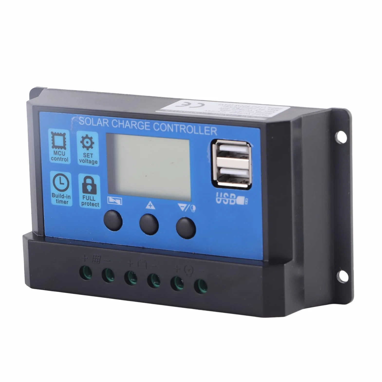 A2420 Kontroler ładowania Słonecznego 12 V/24 V 20 A do Akumulatorów Kwasowo-ołowiowych — Wydajny Regulator Energii Słonecznej do Pojazdów Kempingowych, Systemów Domowych i