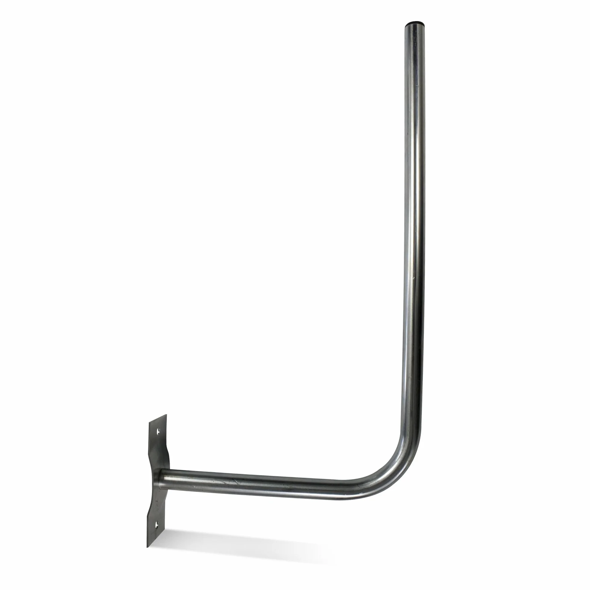 DOJA Barcelona Uchwyt ścienny na antenę satelitarną | opakowanie 1 | maszt antenowy w kształcie litery L | Ø 25 mm | 30 x 58 cm | stalowy uchwyt anteny TV | akcesoria paraboliczne | do montażu