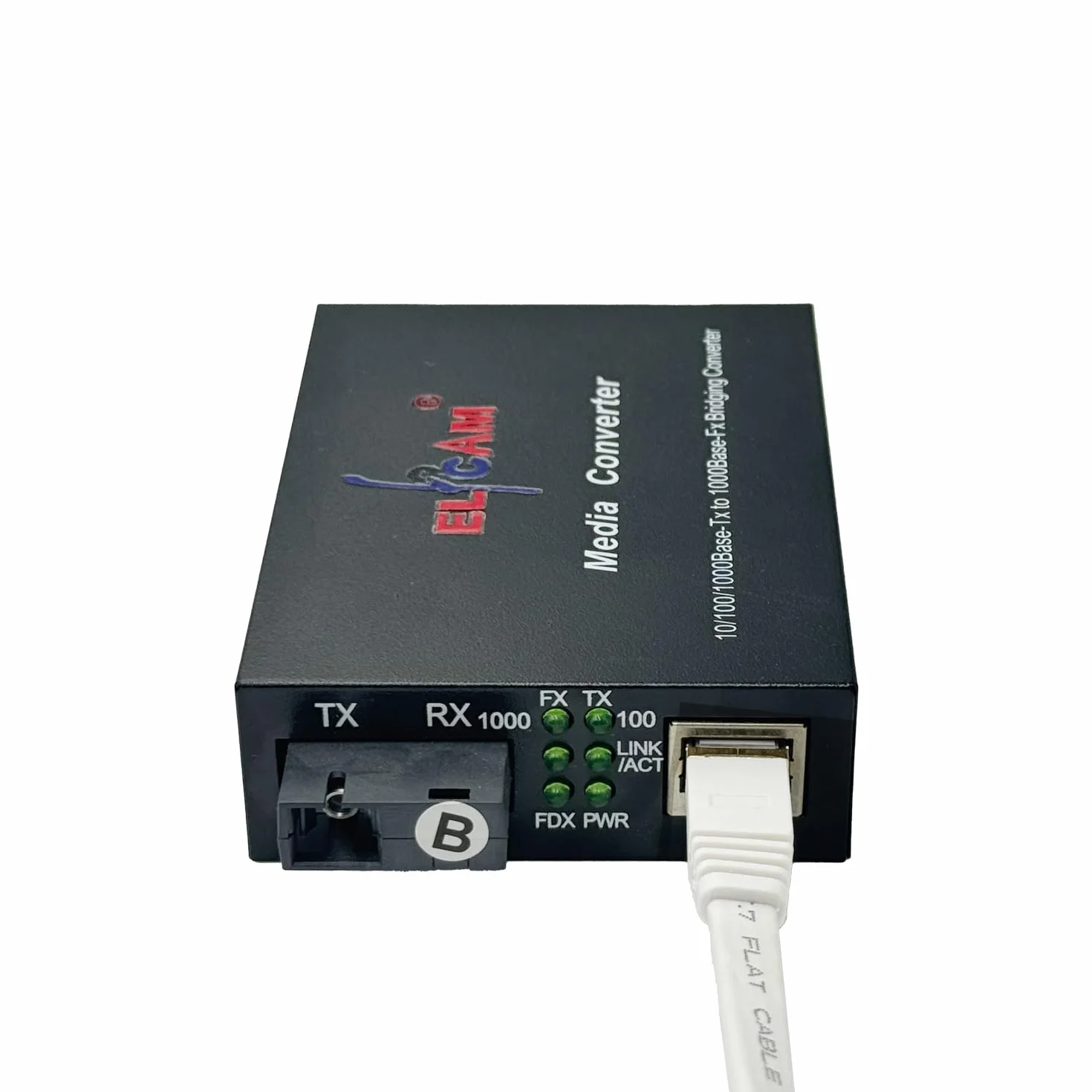 Elfcam® Kabel Ethernet Cat 7 o długości 15 metrów, płaski kabel RJ45 LAN, szybki internetowy kabel do transmisji danych, 100% miedź, STP, 32 AWG, biały