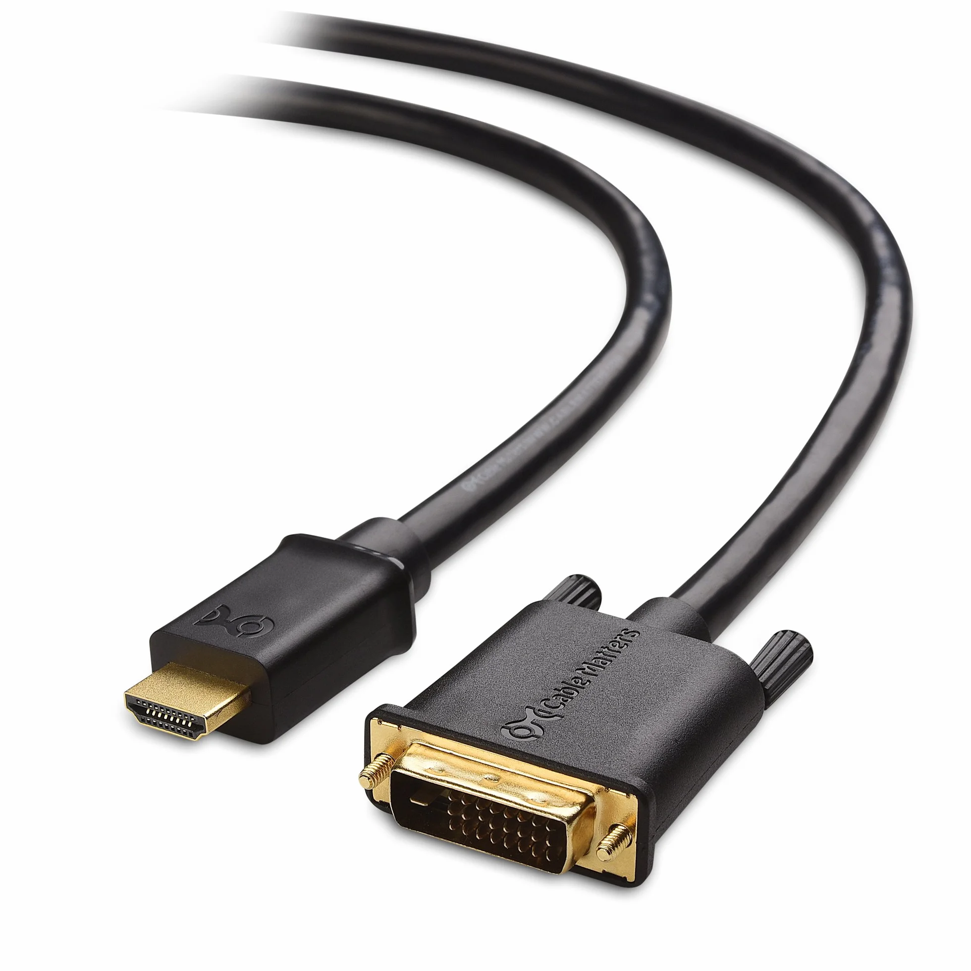 Cable Matters CL3 dwukierunkowy kabel HDMI do DVI (DVI do HDMI) 1,8 m