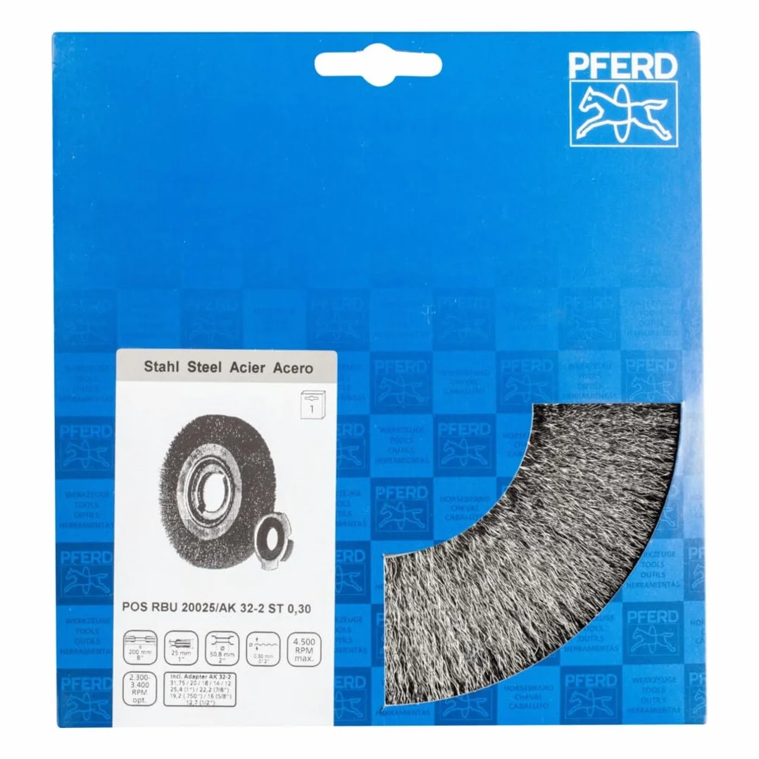 Pferd 43701259 szczotki okrągłe 20025/Ak 32-2 szt. 0,30" bez warkocza, 1 V