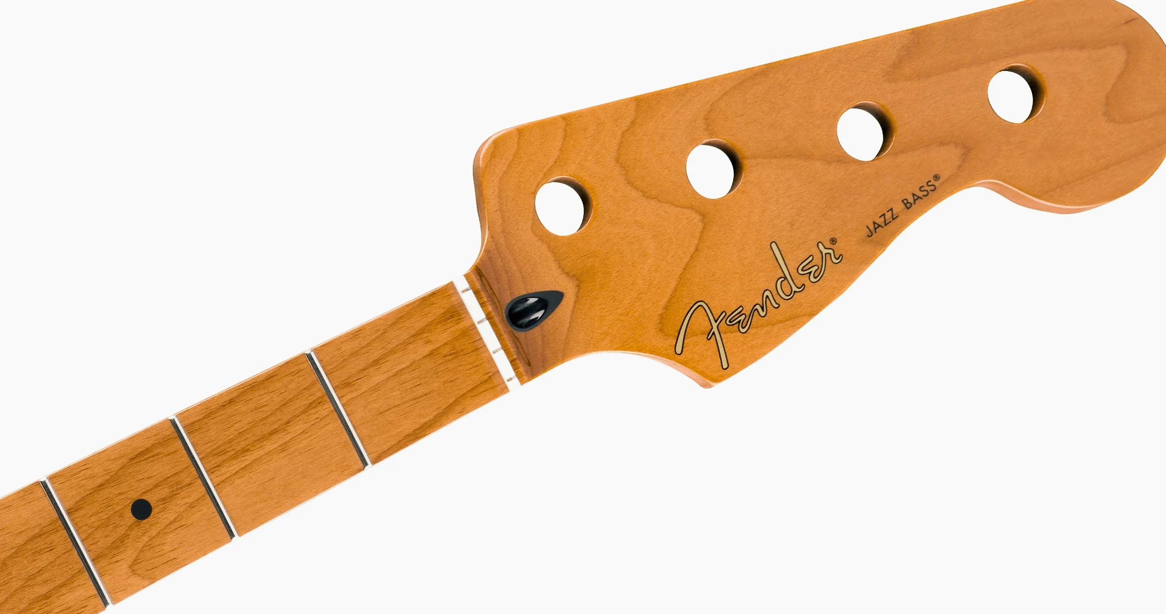 Fender Smażony klonowy jazz basowa szyja, 20 średnich progów Jumbo, 24 cm, klon, kształt C