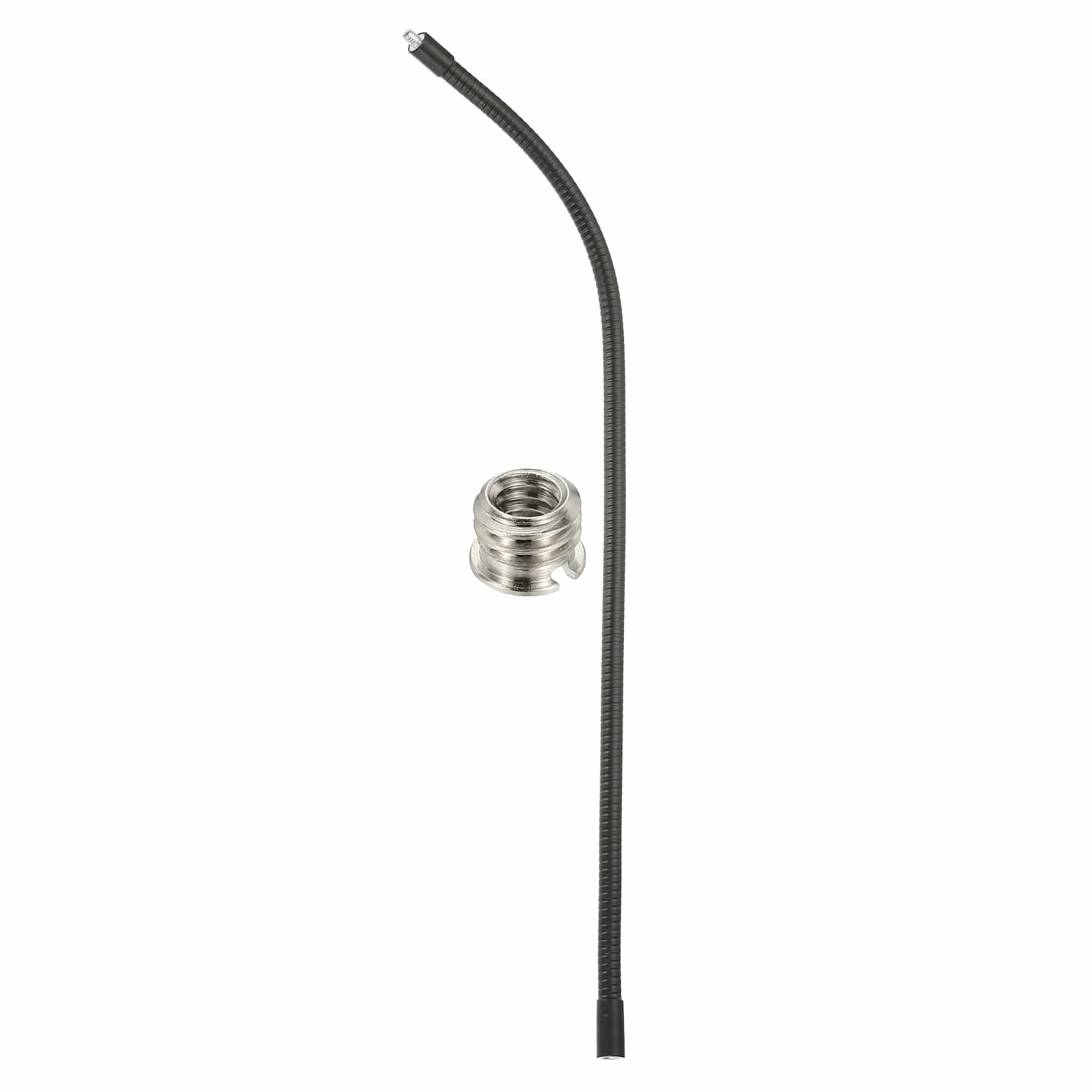 PATIKIL 50.8 cm gęsia szyja, 1/10.2 cm-20 gwint żeński do męskiego, metalowy, uniwersalny wąż elastyczny ramię, uchwyt przedłużający rurkę typu gęsia szyja, ze śrubami redukującymi, do kamery akcji,
