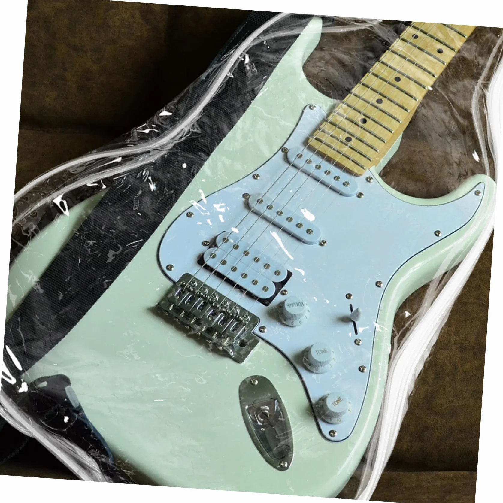 UPKOCH Transparentny Pokrowiec Gitarę Elektryczną Pvc Praktyczny i Lekki Ochraniacz Instrumentu Idealny Do Transportu Koncerty i Próby Sztuka