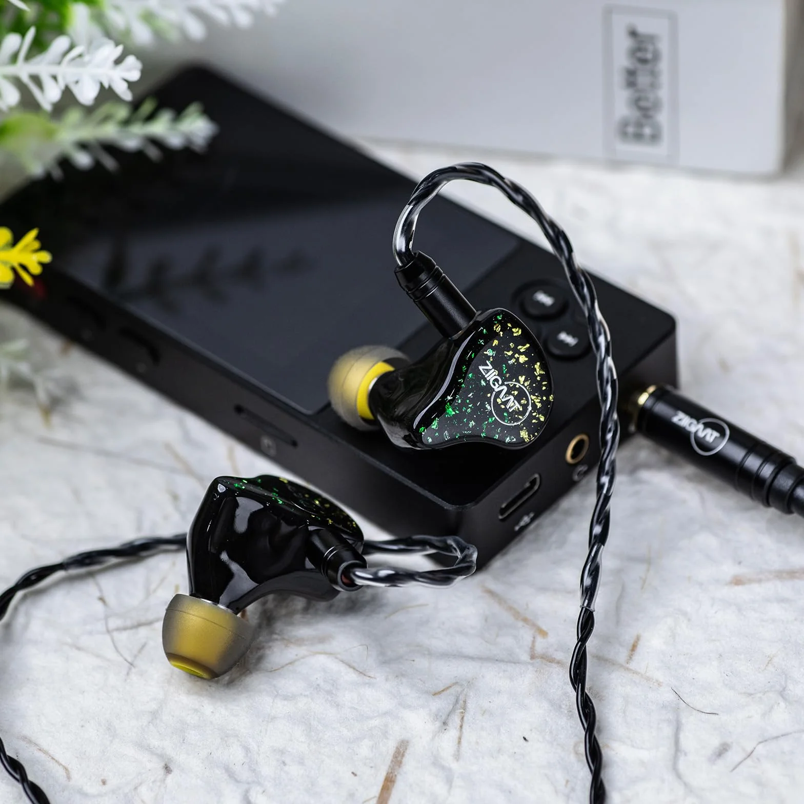 Linsoul ZiiGaat x HBB: Arcadia In Ear Monitor, hybrydowe słuchawki IEM 1DD+2BA, przewodowe słuchawki do gier, profesjonalne izolujące dźwięk monitory douszne z odłączanym kablem IEM dla muzyków