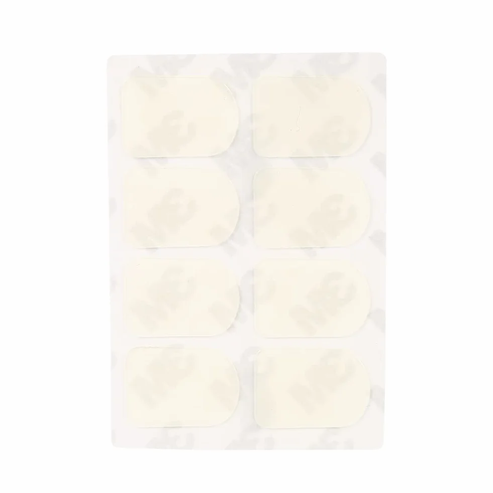 Eujgoov Sax Ustnik Patch Gumowy Mocny Klej do Klarnetu Saksofon Sopranowy Altowy Tenorowy(Biały 0,3 mm mały owalny)