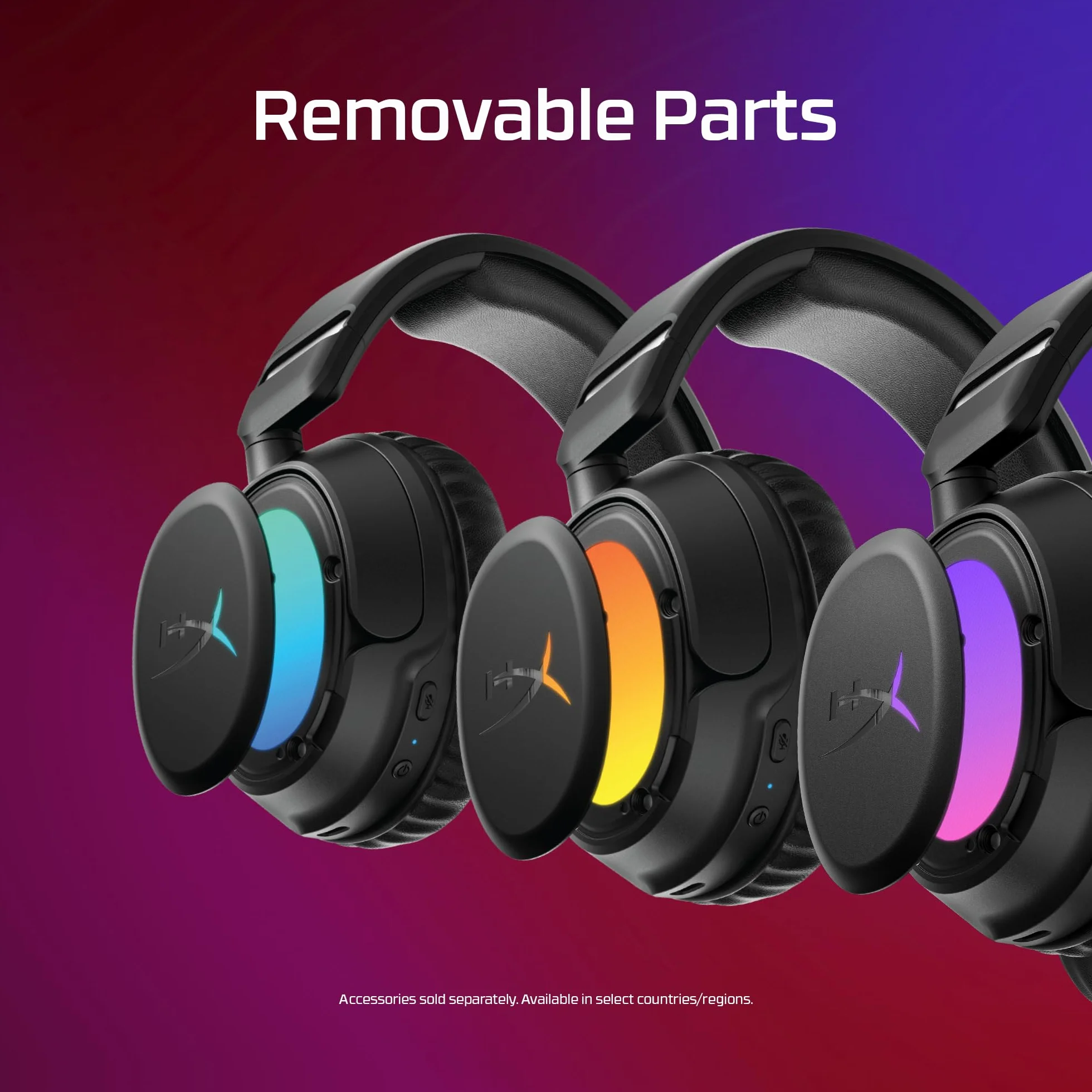 HyperX Cloud Flight 2 bezprzewodowy zestaw słuchawkowy do gier, konfigurowalne światła RGB, bateria 100 godzin, Dual Wireless 2,4 GHz i Bluetooth, Instant Pair, PC/PS/przełącznik/telefon, czarny
