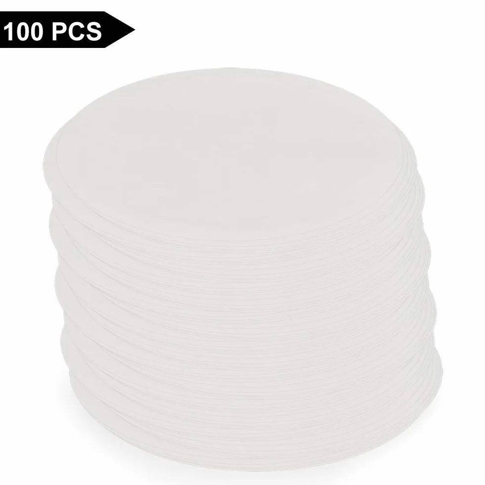 StonyLab ilościowe koła papieru filtrującego, średnica 94 mm papier filtrujący z 20 mikronami zatrzymywania cząstek średniej prędkości filtracji, opakowanie 100