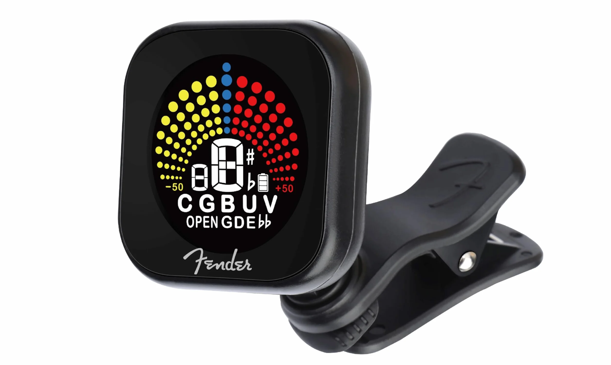 Fender Flash™ 2.0 Rechargeable Tuner for Electric, Acoustic and Bass Guitar