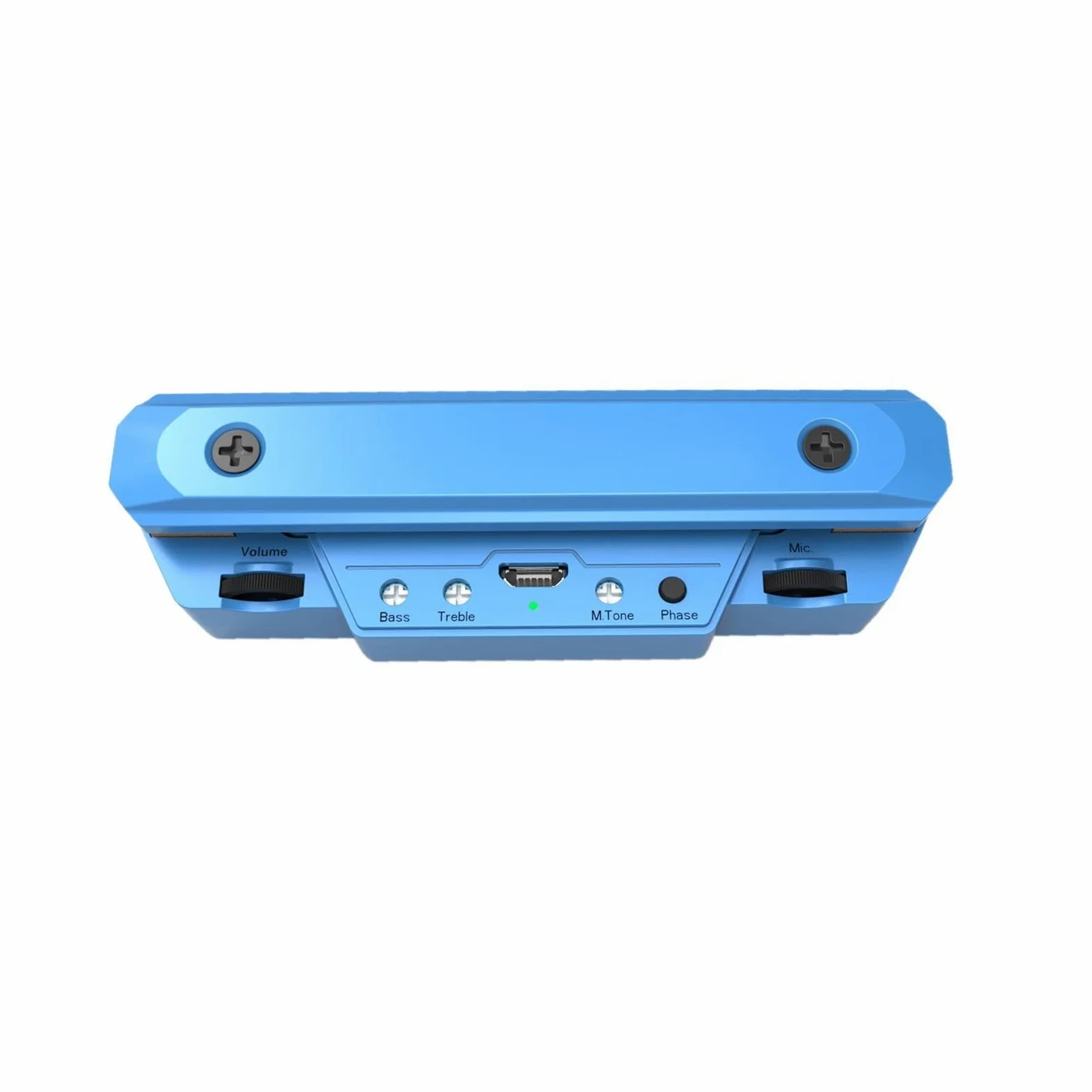TSTS Gitara Pickup Preamp Soundhole Pickup Z Akcesoriami Control Volume & Tone Do Gitary Akustycznej Odbiór przedwzmacniacza gitary akustycznej (Color : Blue)