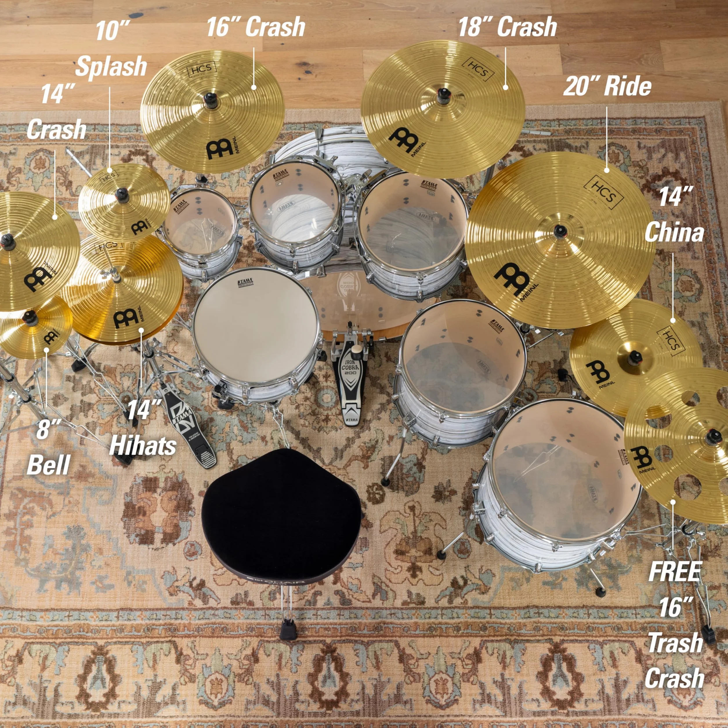 Meinl Cymbals HCS-SCS1 Ultimate Special zestaw talerzy