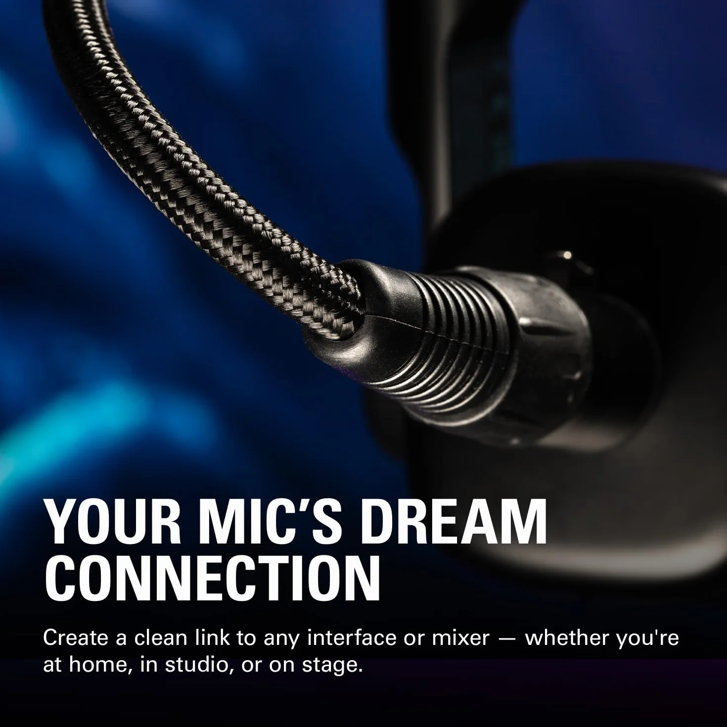 Elgato Kabel XLR – ekranowany kabel mikrofonowy do nagrywania studyjnego i produkcji na żywo, pozłacane piny, męskie do żeńskiego, do mikrofonu i zrównoważonego analogowego poziomu linii, 3 m