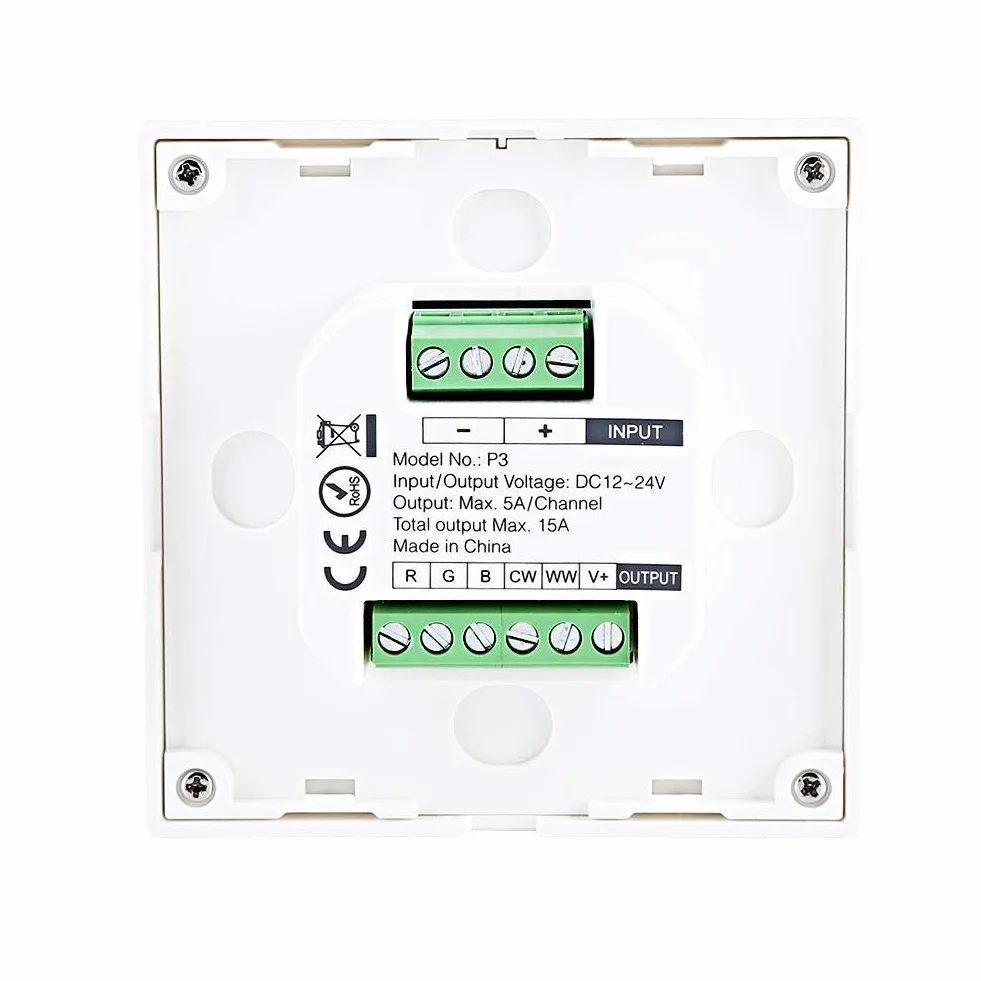 Sterownik LED do panelu dotykowego MIBOXER do zmiany koloru paska świetlnego RGB/RGBW/RGB + CCT.
