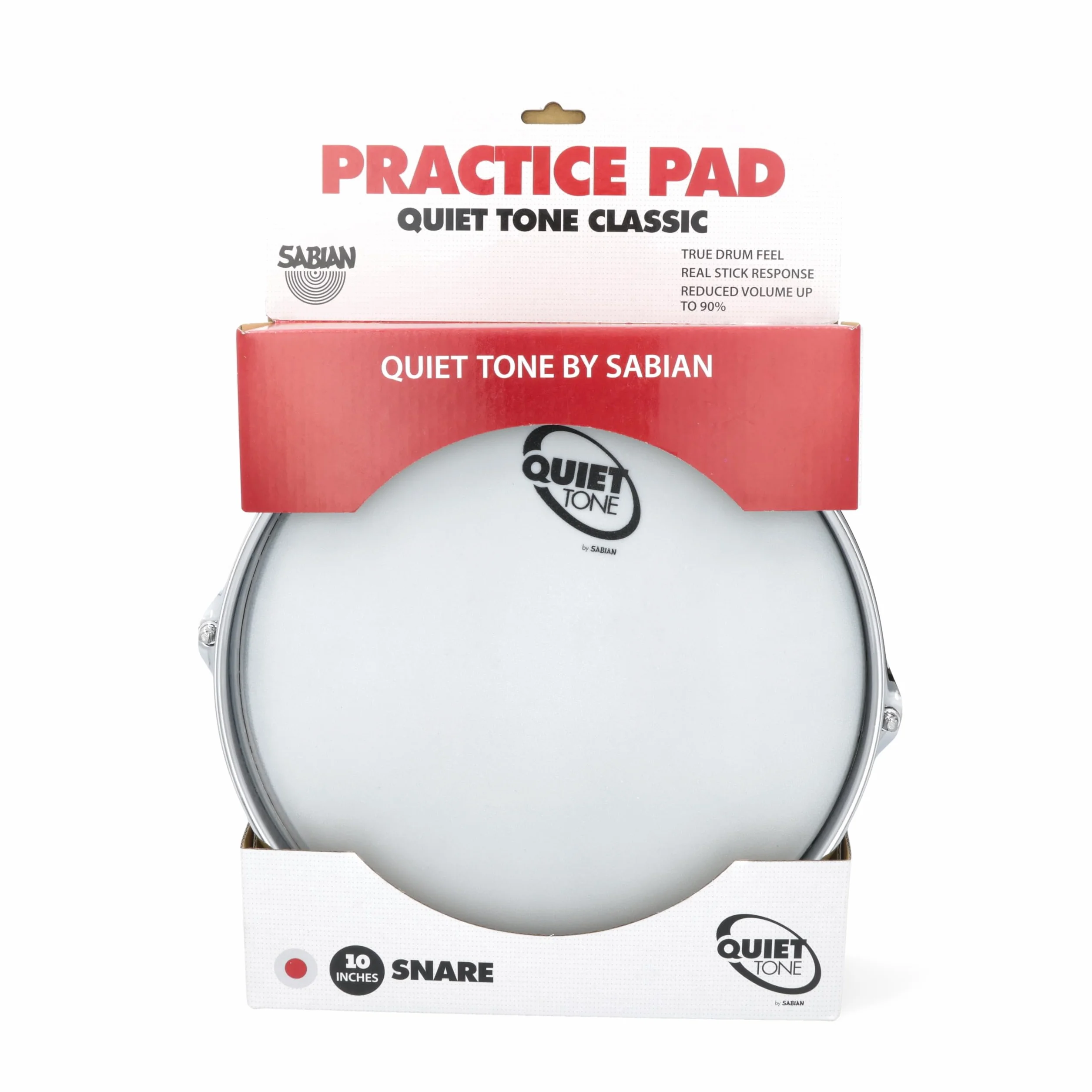 Quiet Tone QT14DCL Classic Snare Drum Pad, 35 cm