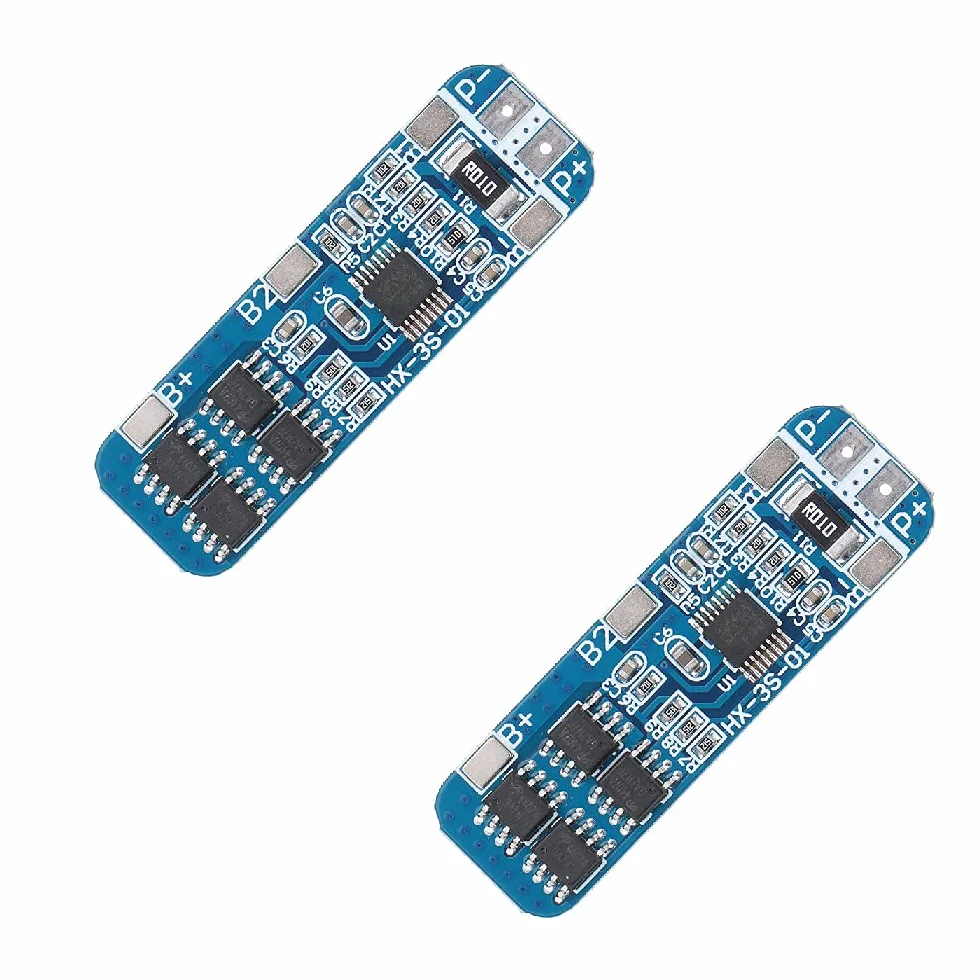 DollaTek 2 sztuki 3S 12V 18650 10A BMS ?adowarka litowo-jonowa bateria litowa karta ochronna 10,8V 11,1V 12,6V