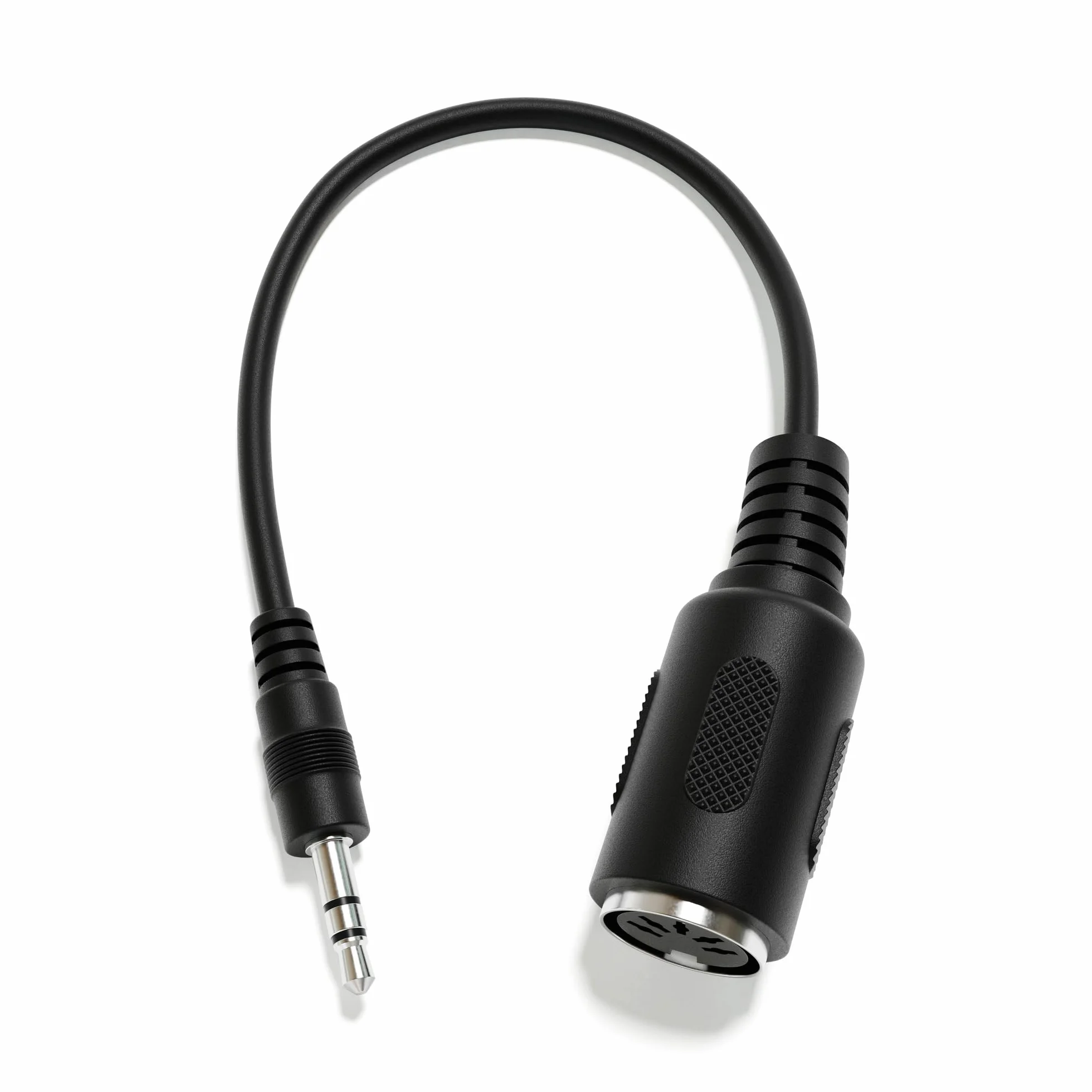 Adapter MIDI kabel rozdzielający - gniazdo audio TRS 3,5 mm do MIDI 5 pinów DIN żeńskie - typ A