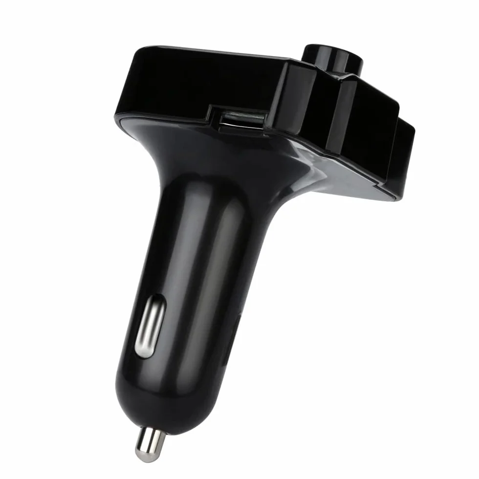 Bluetooth 4.2 samochodowy transmiter FM, bezprzewodowy zestaw głośnomówiący, modulator radia samochodowego, odtwarzacz MP3, odtwarzacz MP3, 3,1 A, Dual USB, adapter do gniazda zapalniczki samochodowej