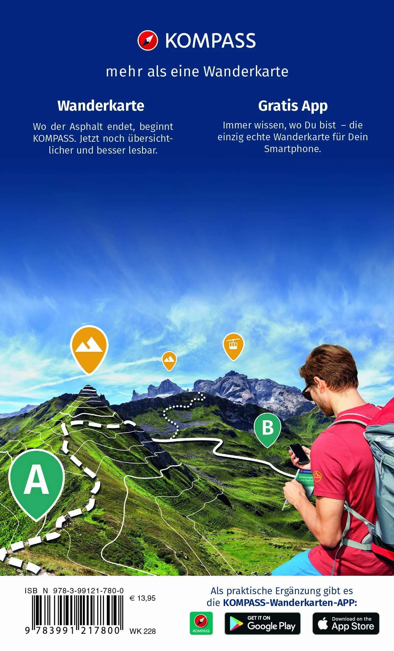 KOMPASS Wanderkarten-Set 228 Wiener Hausberge, Schneeberg, Rax (2 Karten) 1:25.000: inklusive Karte zur offline Verwendung in der KOMPASS-App. Fahrradfahren.