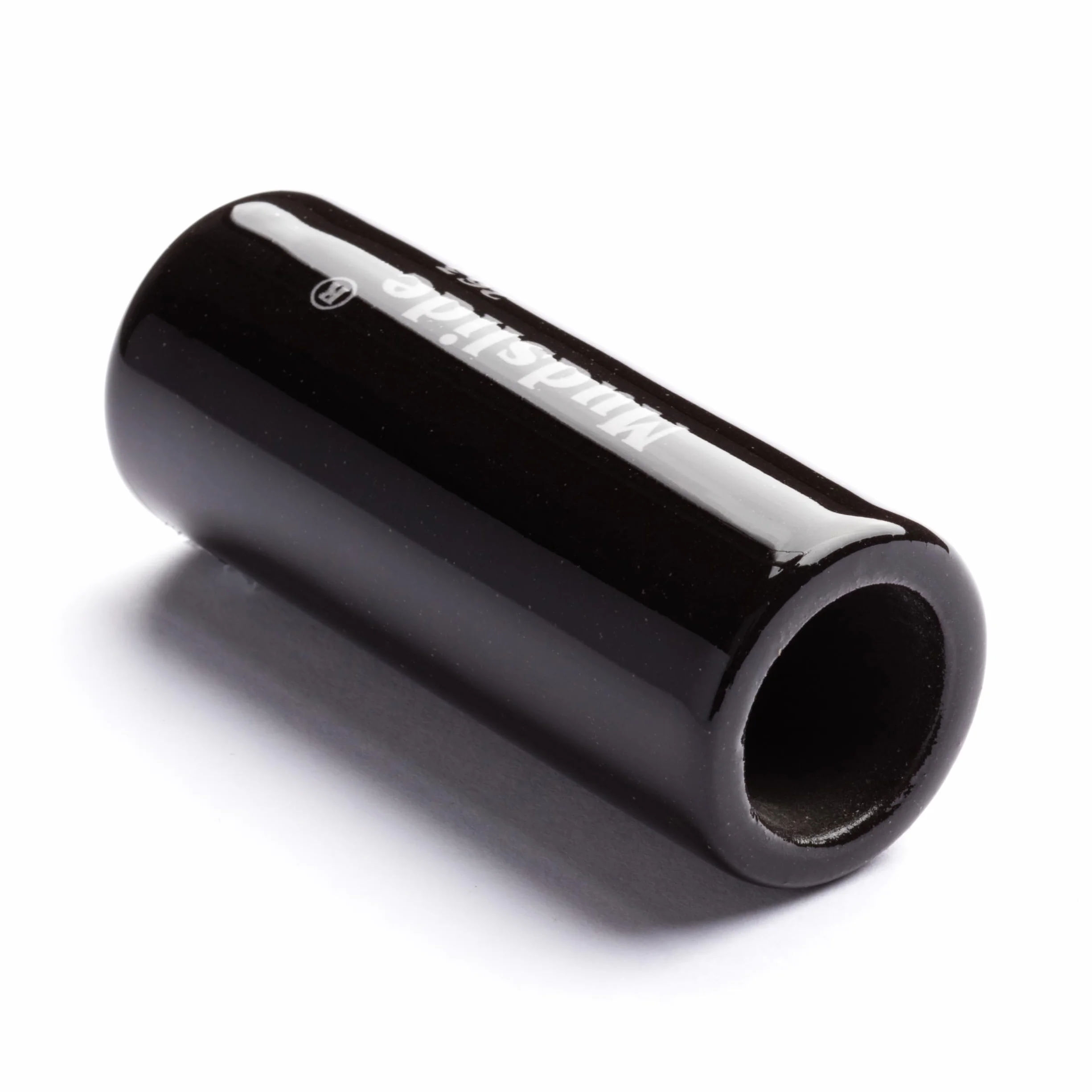 Dunlop 263 Mudslide medium Porzellan Slide, schwarz - Bottleneck