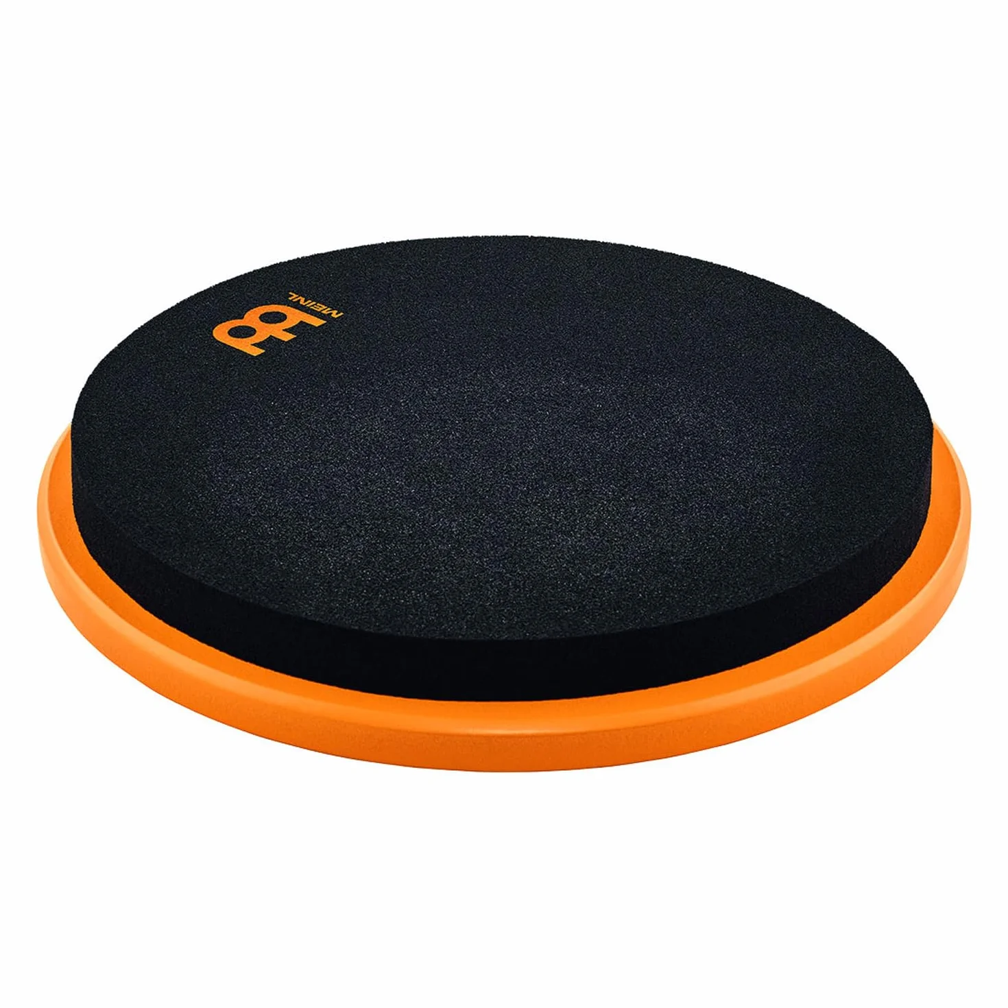 Podkładka do ćwiczeń Meinl Practice Pad Marshmallow MMP12OR 12 cali pomarańczowa z pałeczkiami perkusyjnymi keepdrum 1 para